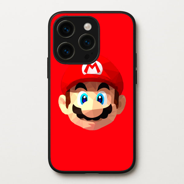 Mario Face - Mario - Mario Phone Case for iPhone 15 Pro Max