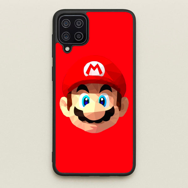 Mario Face - Mario - Mario Phone Case for Galaxy A12