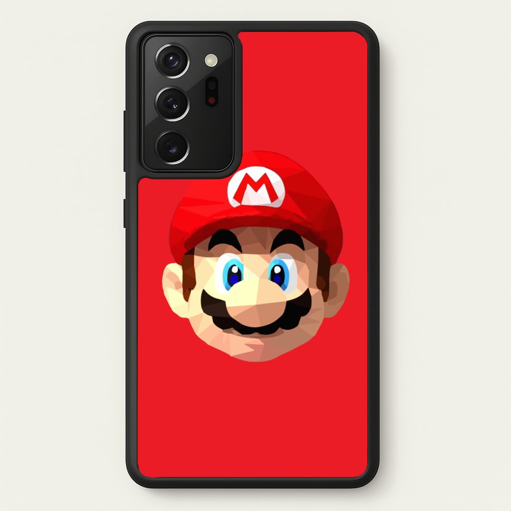 Mario Face - Mario - Mario Phone Case for Galaxy Note 20 Ultra