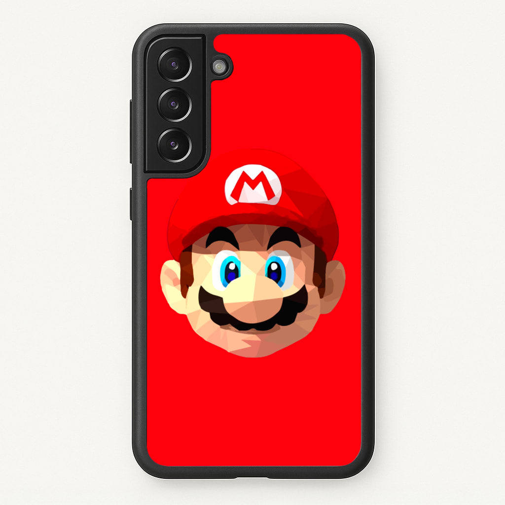 Mario Face - Mario - Mario Phone Case for Galaxy S21 Plus