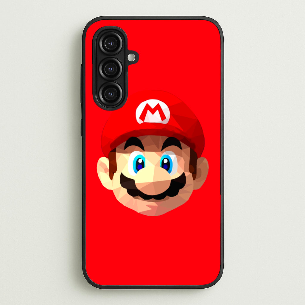 Mario Face - Mario - Mario Phone Case for Galaxy A16