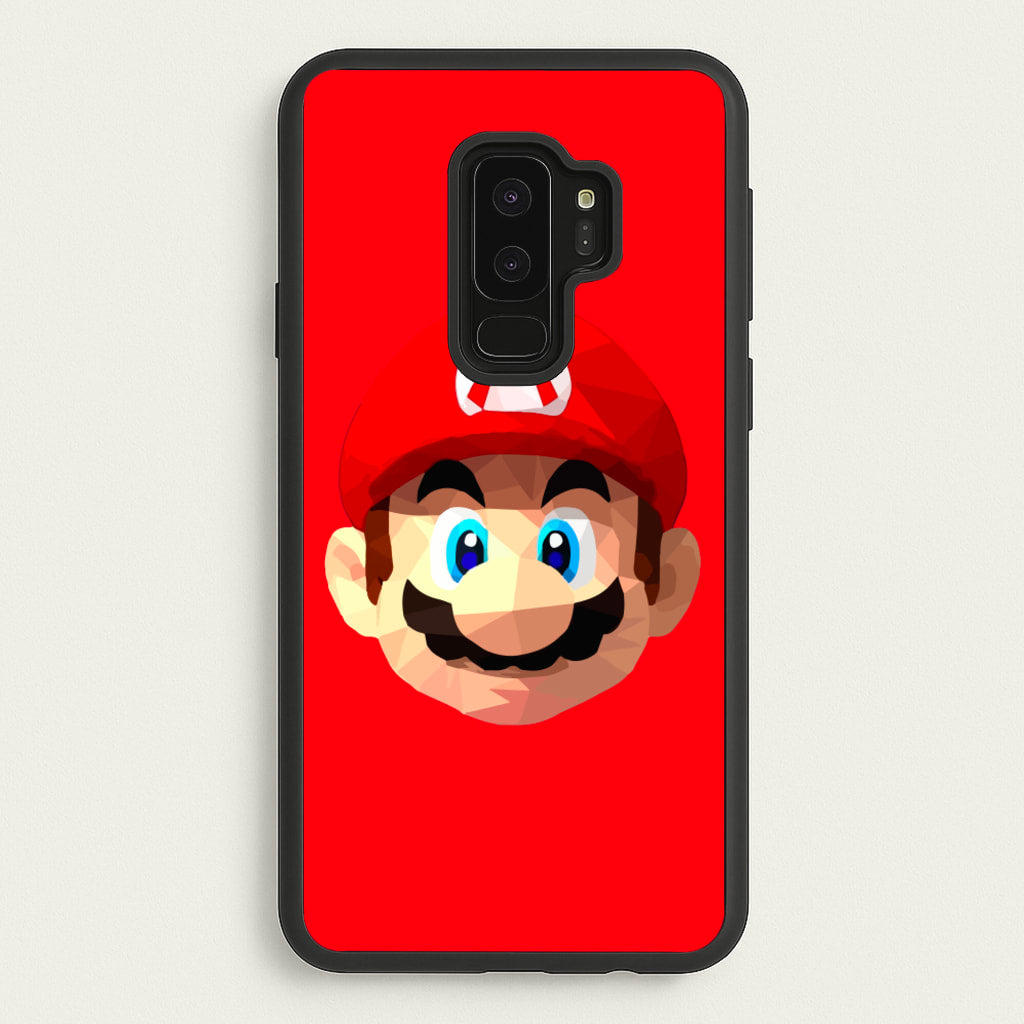 Mario Face - Mario - Mario Phone Case for Galaxy S9 Plus