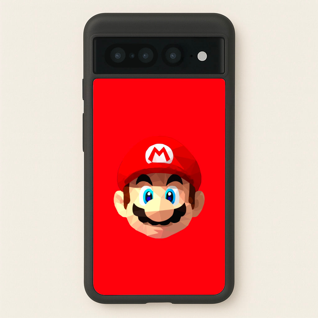 Mario Face - Mario - Mario Phone Case for Google Pixel 7 Pro