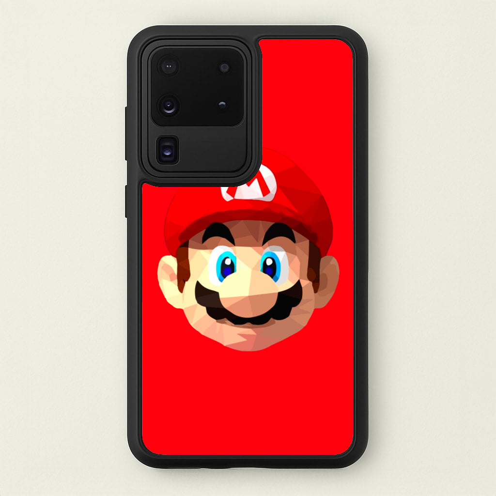 Mario Face - Mario - Mario Phone Case for Galaxy S20 Ultra