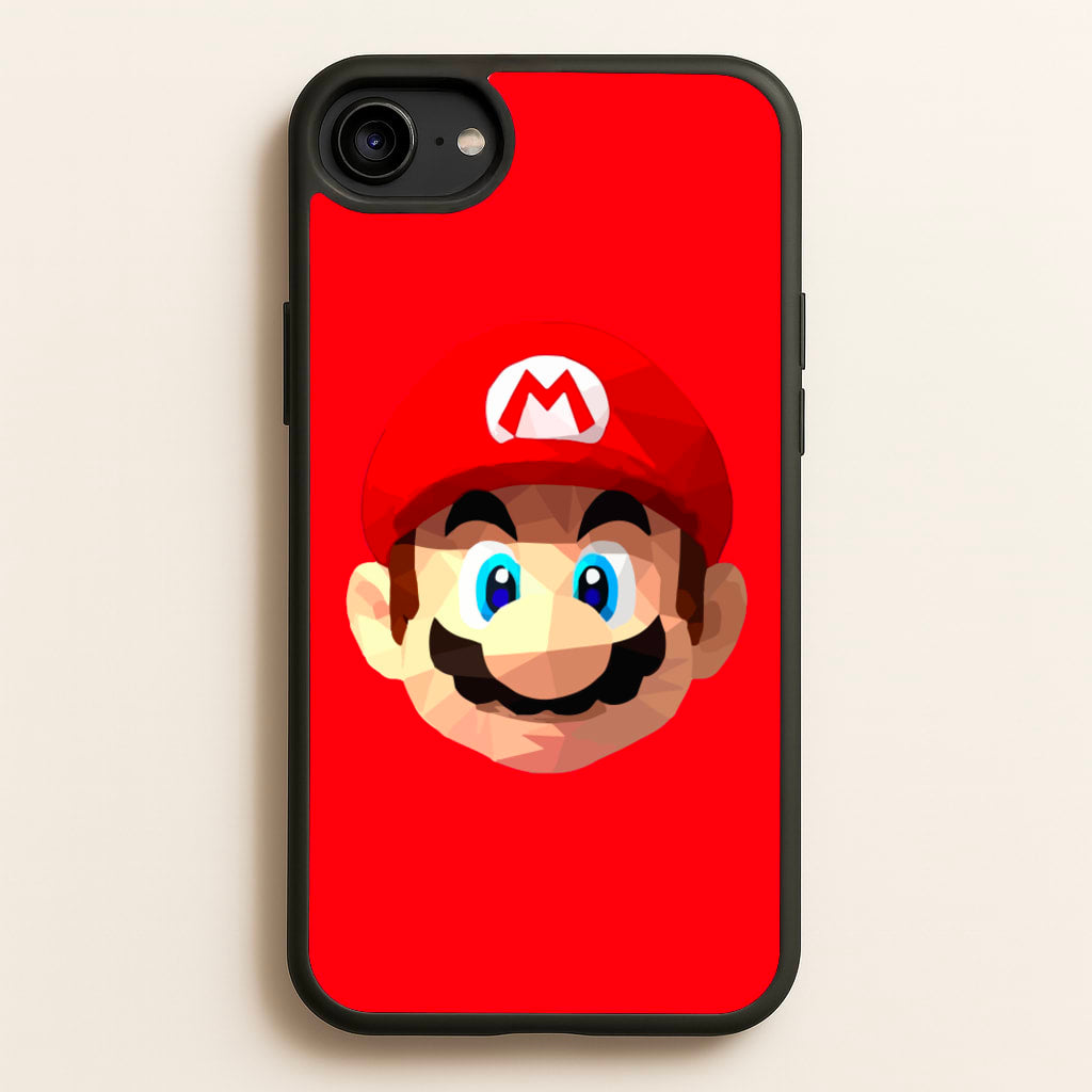 Mario Face - Mario - Mario Phone Case for iPhone 6 / 7 / 8 / SE