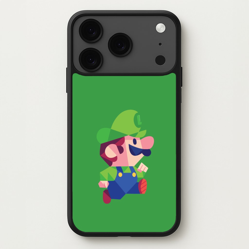 Running Luigi - Mario Phone Case for iPhone 17 Pro Max