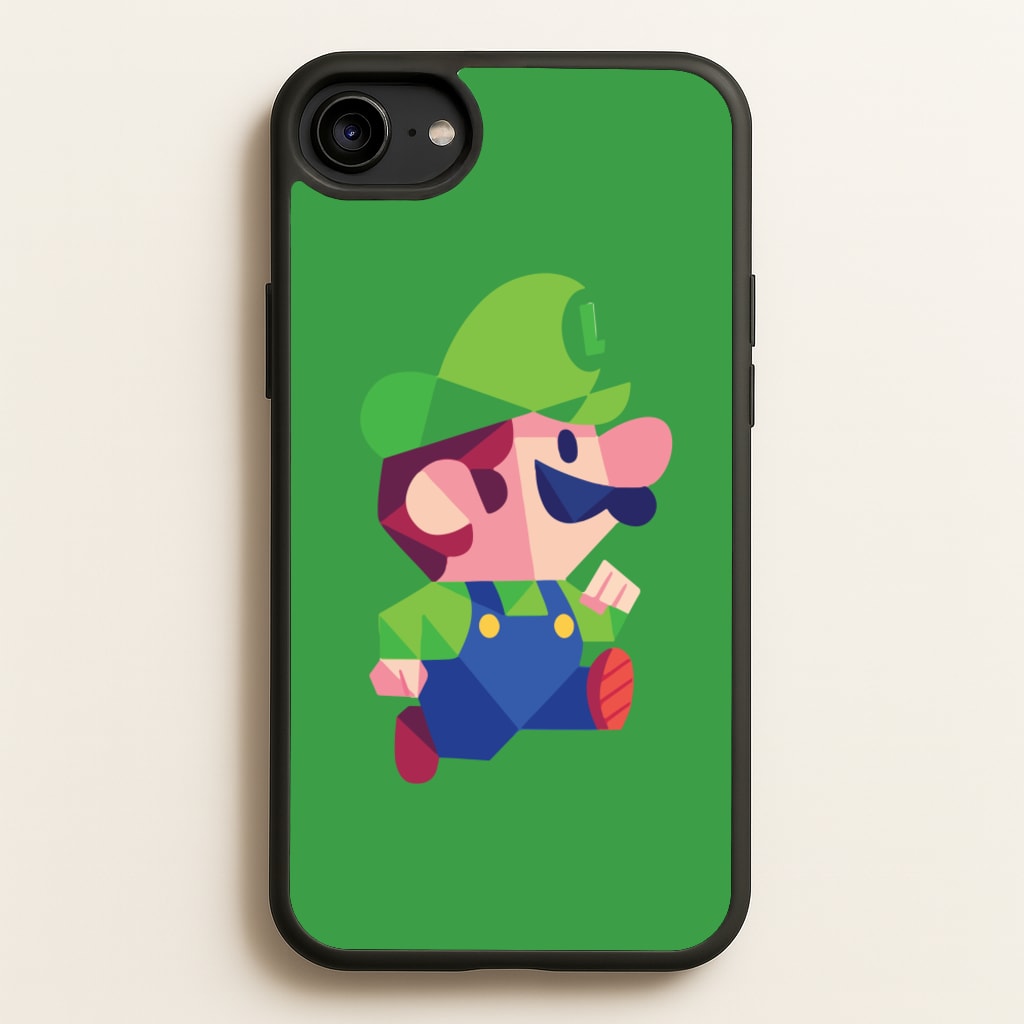 Running Luigi - Mario - Mario Phone Case for iPhone 6 / 7 / 8 / SE