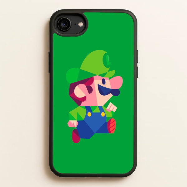 Running Luigi - Mario - Mario Phone Case for iPhone 6 / 7 / 8 / SE