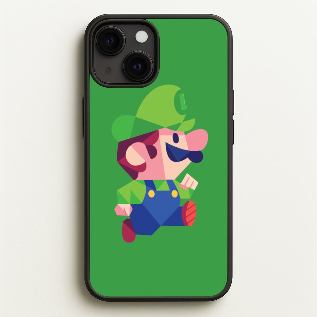 Running Luigi - Mario - Mario Phone Case for iPhone 13 Mini
