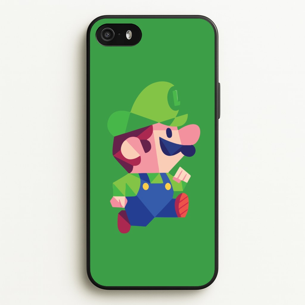 Running Luigi - Mario - Mario Phone Case for iPhone 5 / 5s / SE 2016