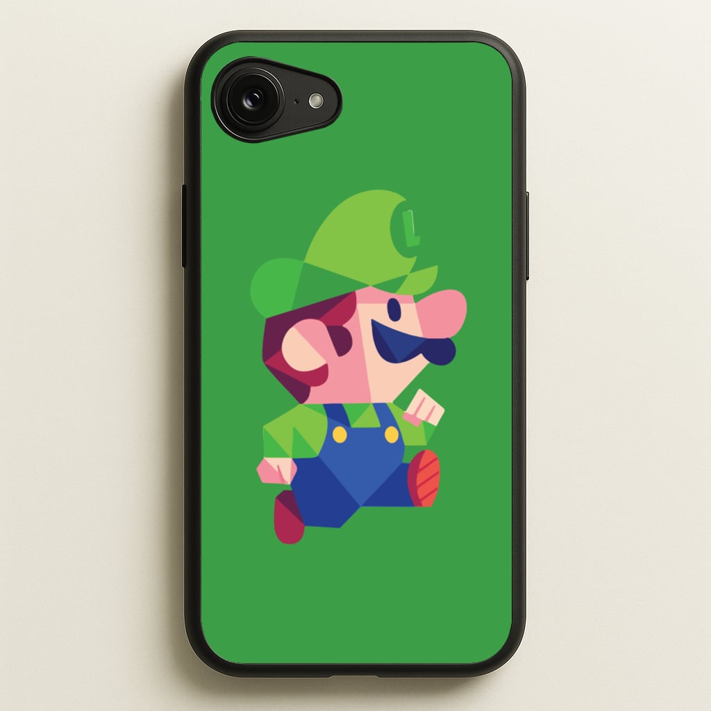 Running Luigi - Mario - Mario Phone Case for iPhone 16e