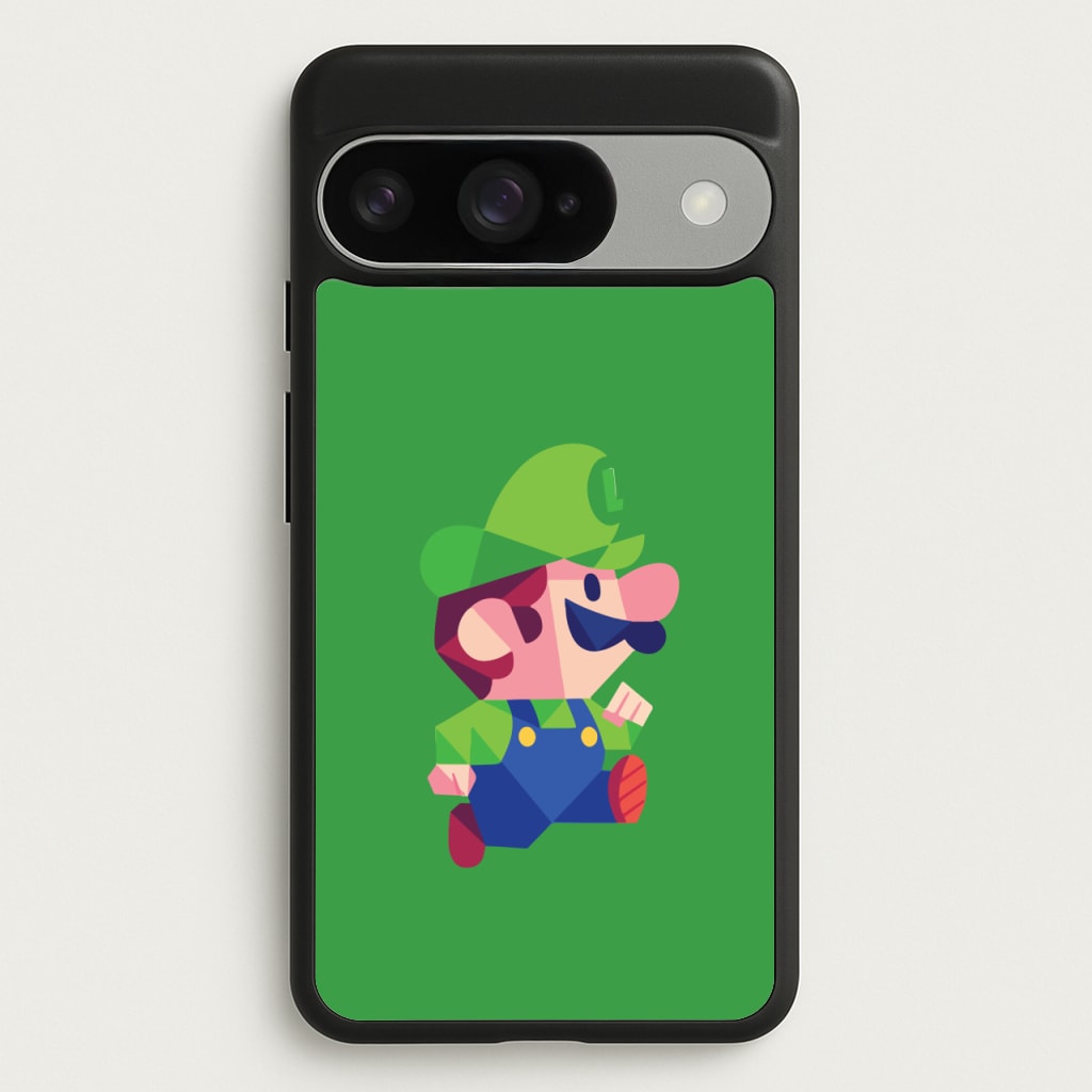 Running Luigi - Mario Phone Case for Google Pixel 10 / 10 Pro