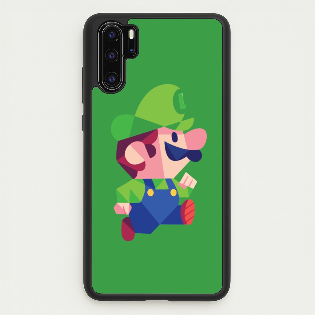 Running Luigi - Mario - Mario Phone Case for Huawei P30 Pro