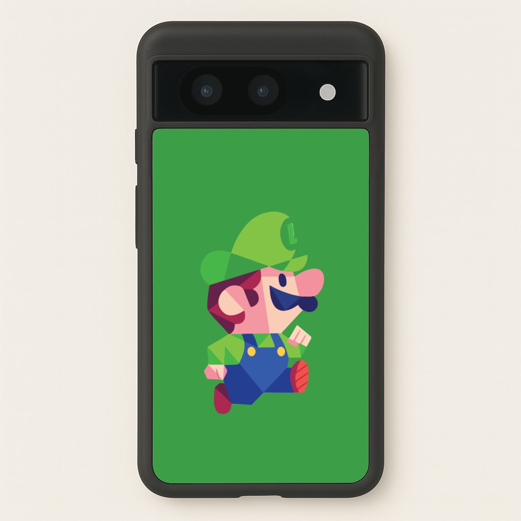 Running Luigi - Mario - Mario Phone Case for Google Pixel 8a