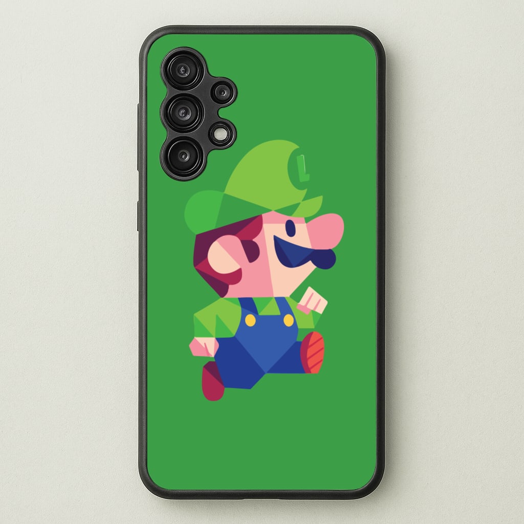 Running Luigi - Mario - Mario Phone Case for Galaxy A13