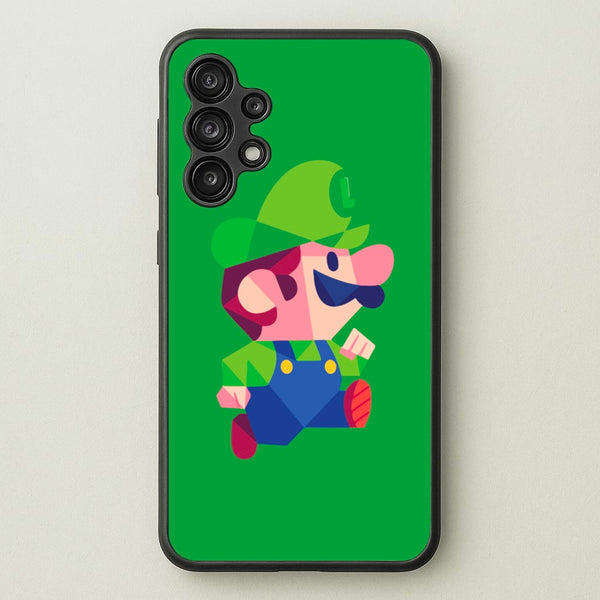 Running Luigi - Mario - Mario Phone Case for Galaxy A13