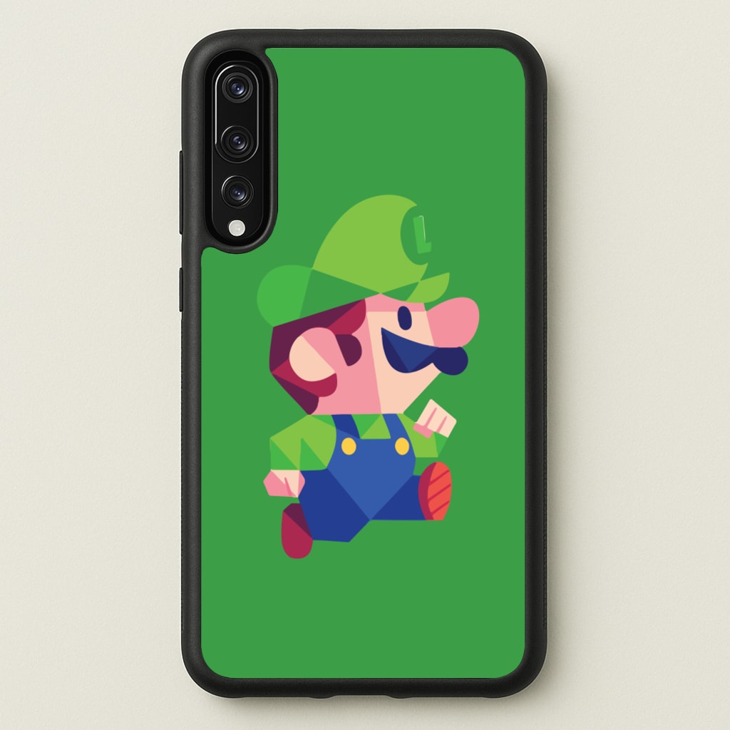 Running Luigi - Mario - Mario Phone Case for Huawei P20 Pro
