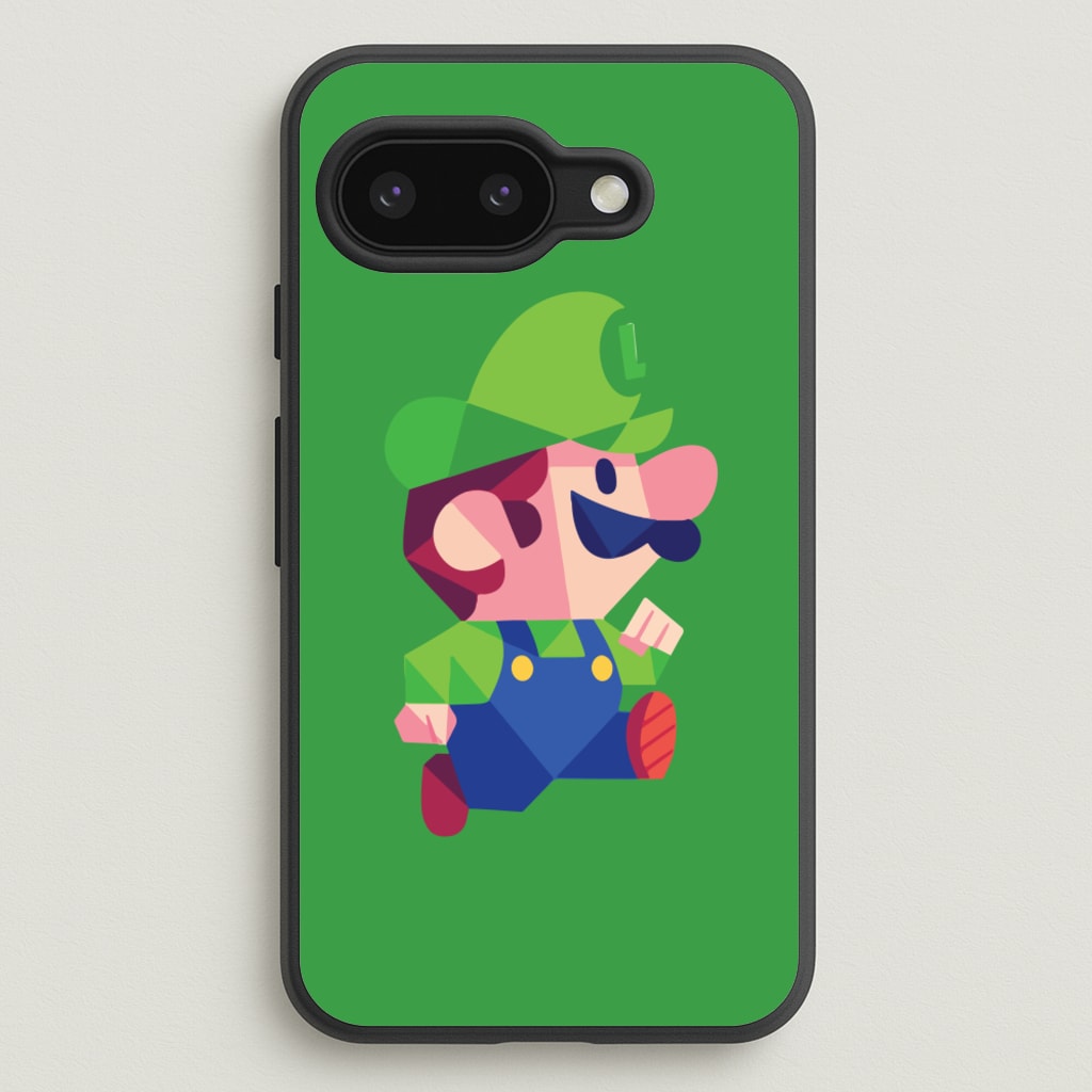 Running Luigi - Mario - Mario Phone Case for Google Pixel 9a