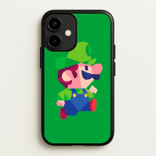 Running Luigi - Mario - Mario Phone Case for iPhone 12 / 12 Pro