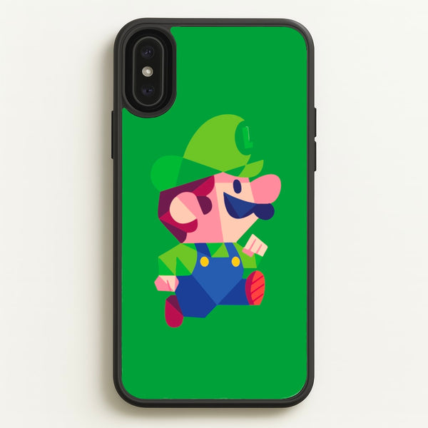 Running Luigi - Mario - Mario Phone Case for iPhone XS Max