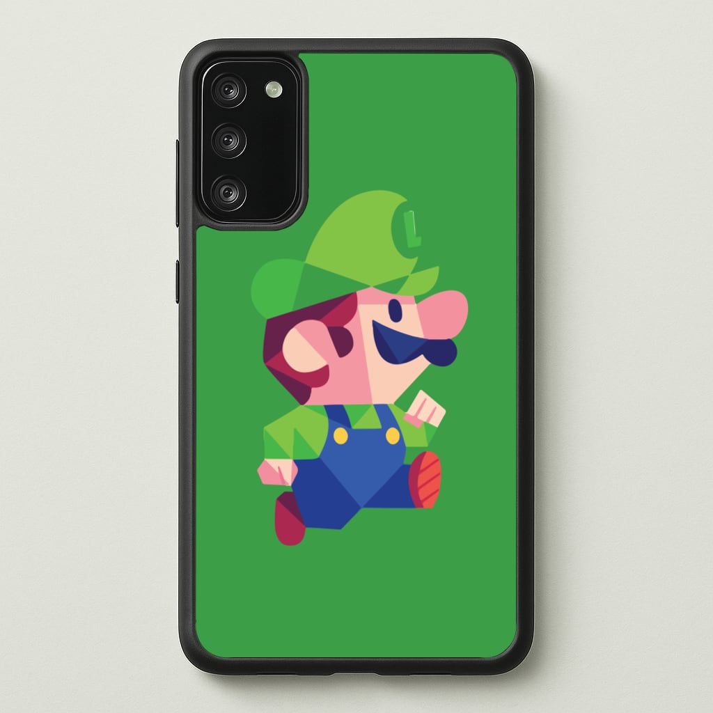 Running Luigi - Mario - Mario Phone Case for Galaxy A41
