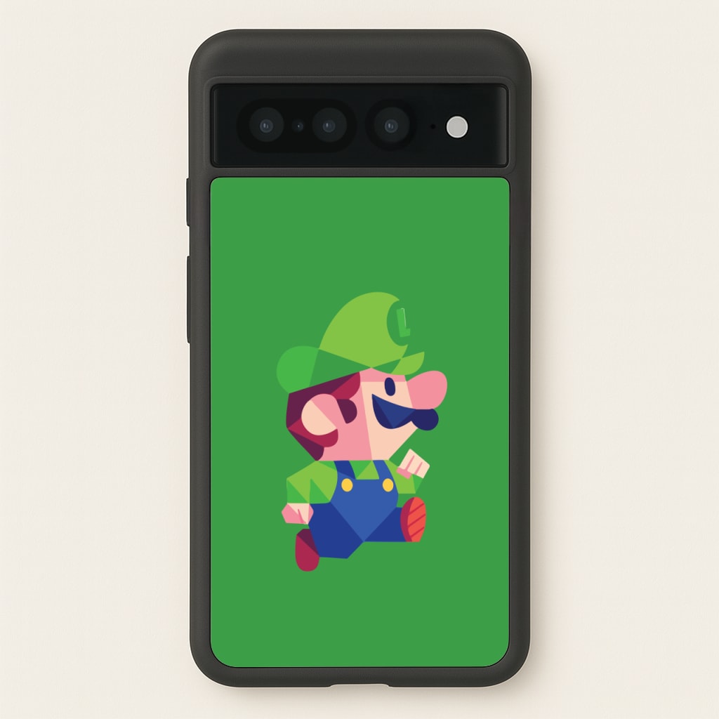 Running Luigi - Mario - Mario Phone Case for Google Pixel 7 Pro
