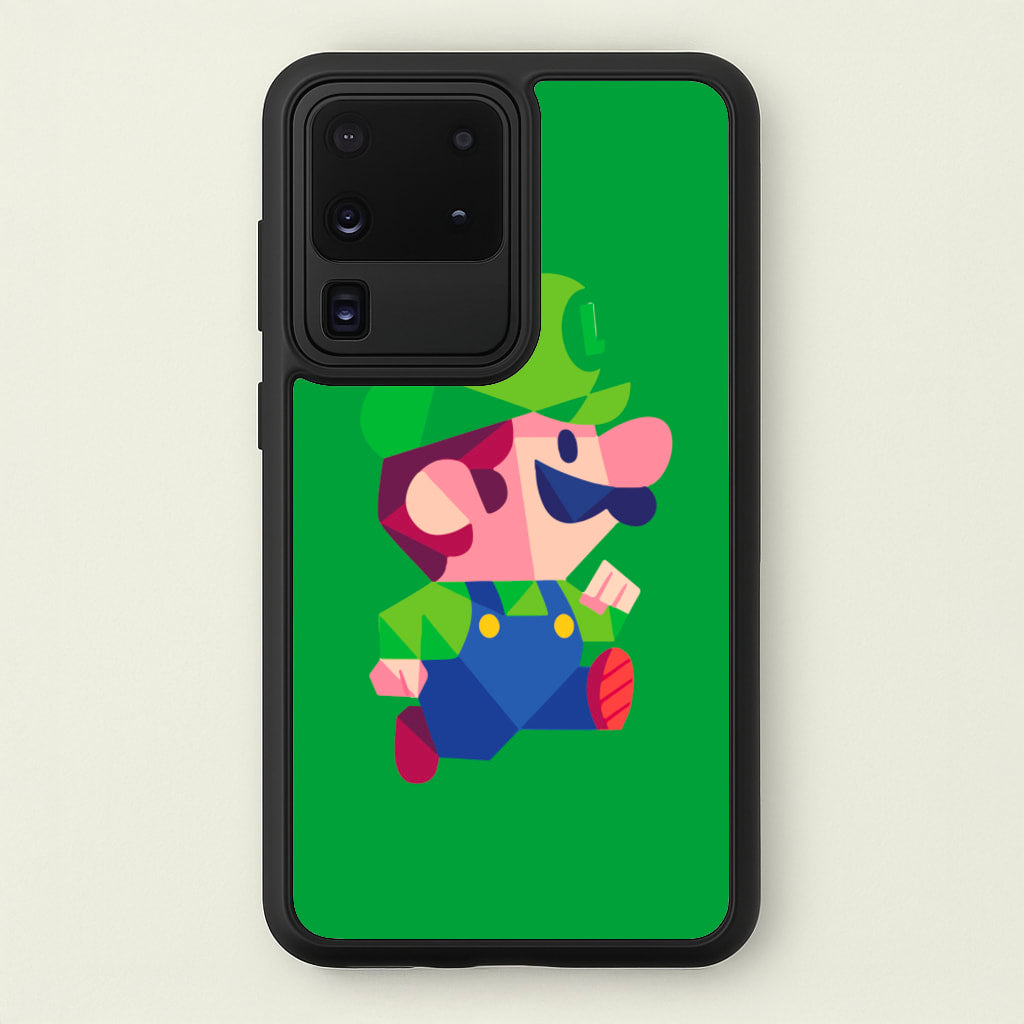 Running Luigi - Mario - Mario Phone Case for Galaxy S20 Ultra