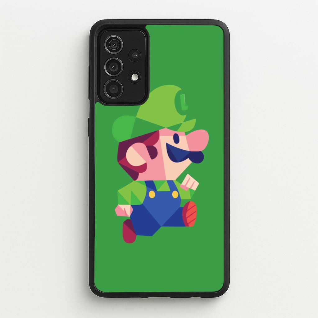 Running Luigi - Mario - Mario Phone Case for Galaxy A52 / A52s