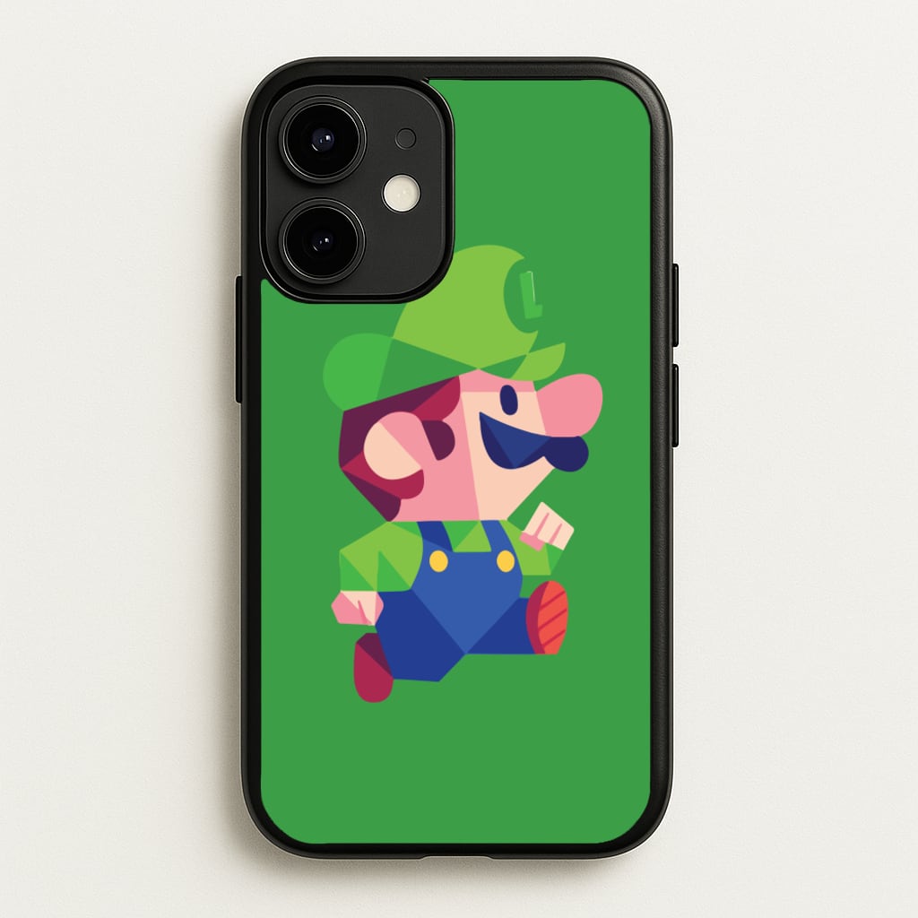 Running Luigi - Mario - Mario Phone Case for iPhone 12 Mini