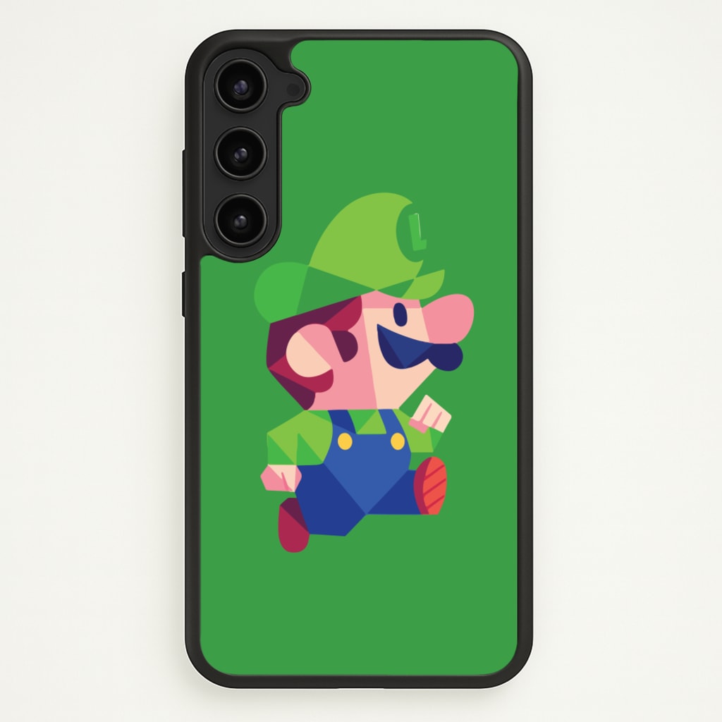 Running Luigi - Mario - Mario Phone Case for Galaxy S23 Plus