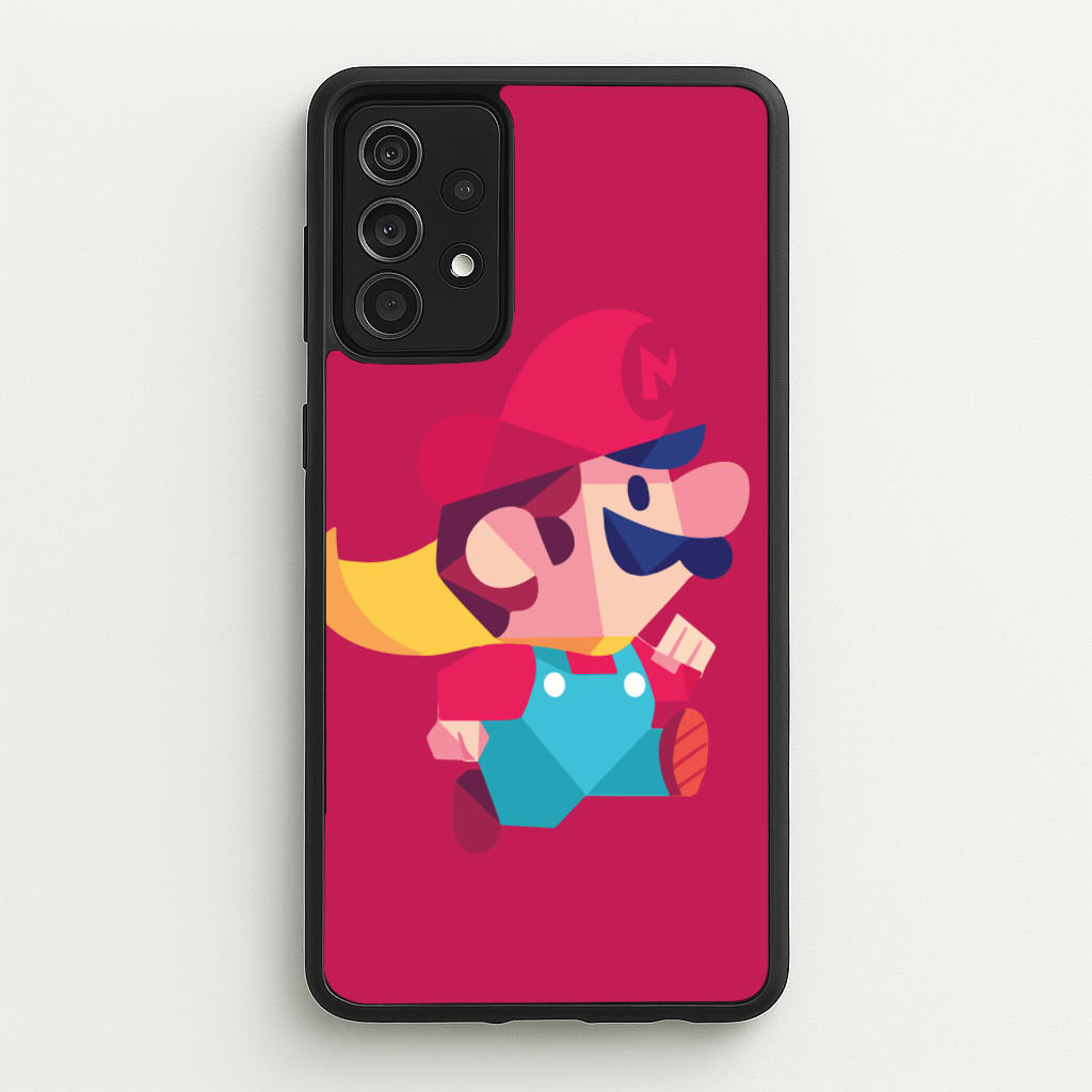 Running Mario - Mario - Mario Phone Case for Galaxy A52 / A52s
