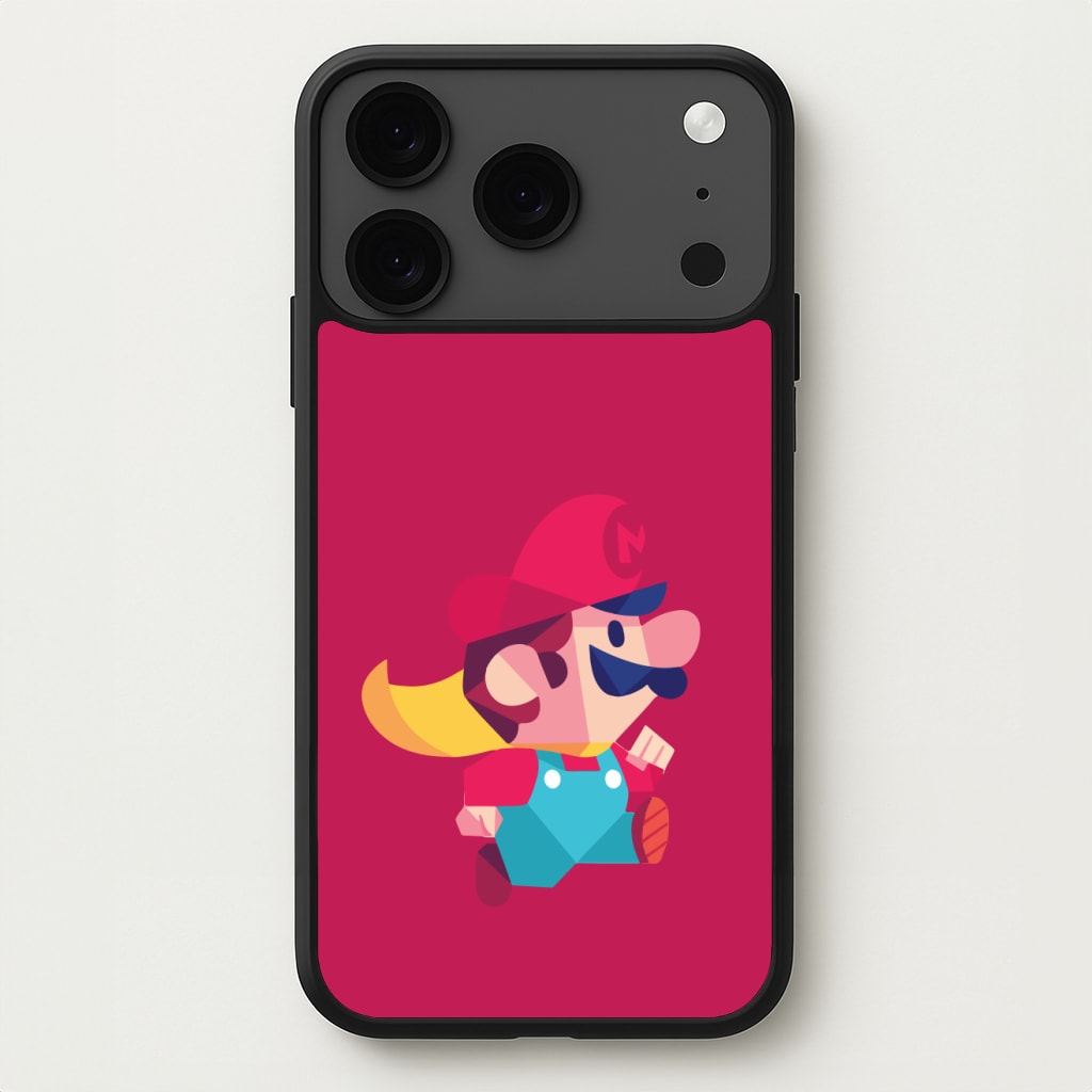 Running Mario - Mario Phone Case for iPhone 17 Pro