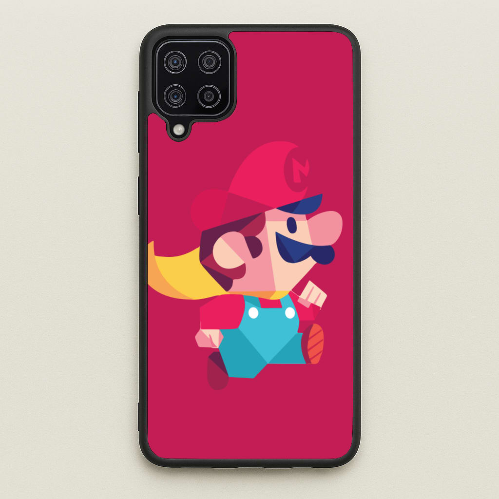 Running Mario - Mario - Mario Phone Case for Galaxy A12