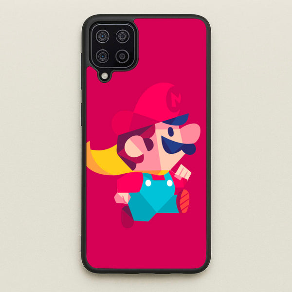 Running Mario - Mario - Mario Phone Case for Galaxy A12