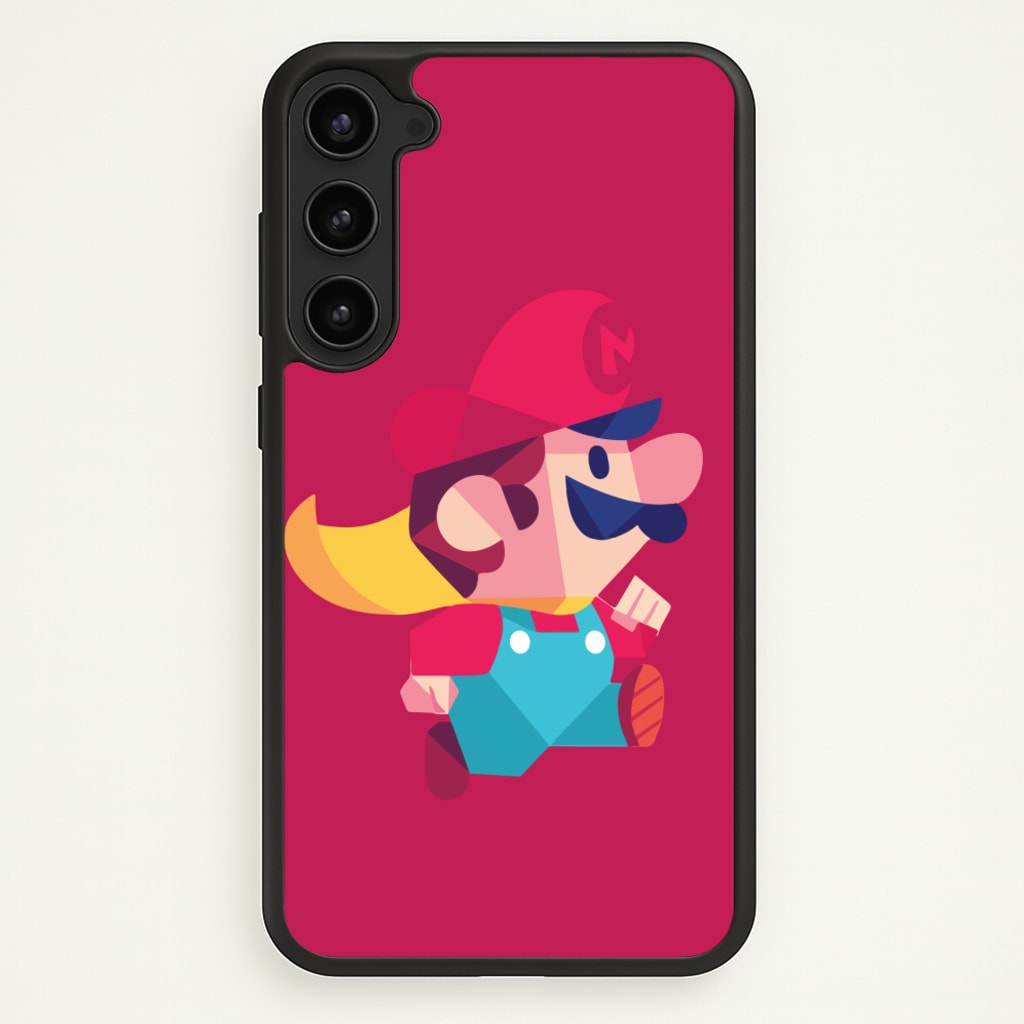 Running Mario - Mario - Mario Phone Case for Galaxy S23