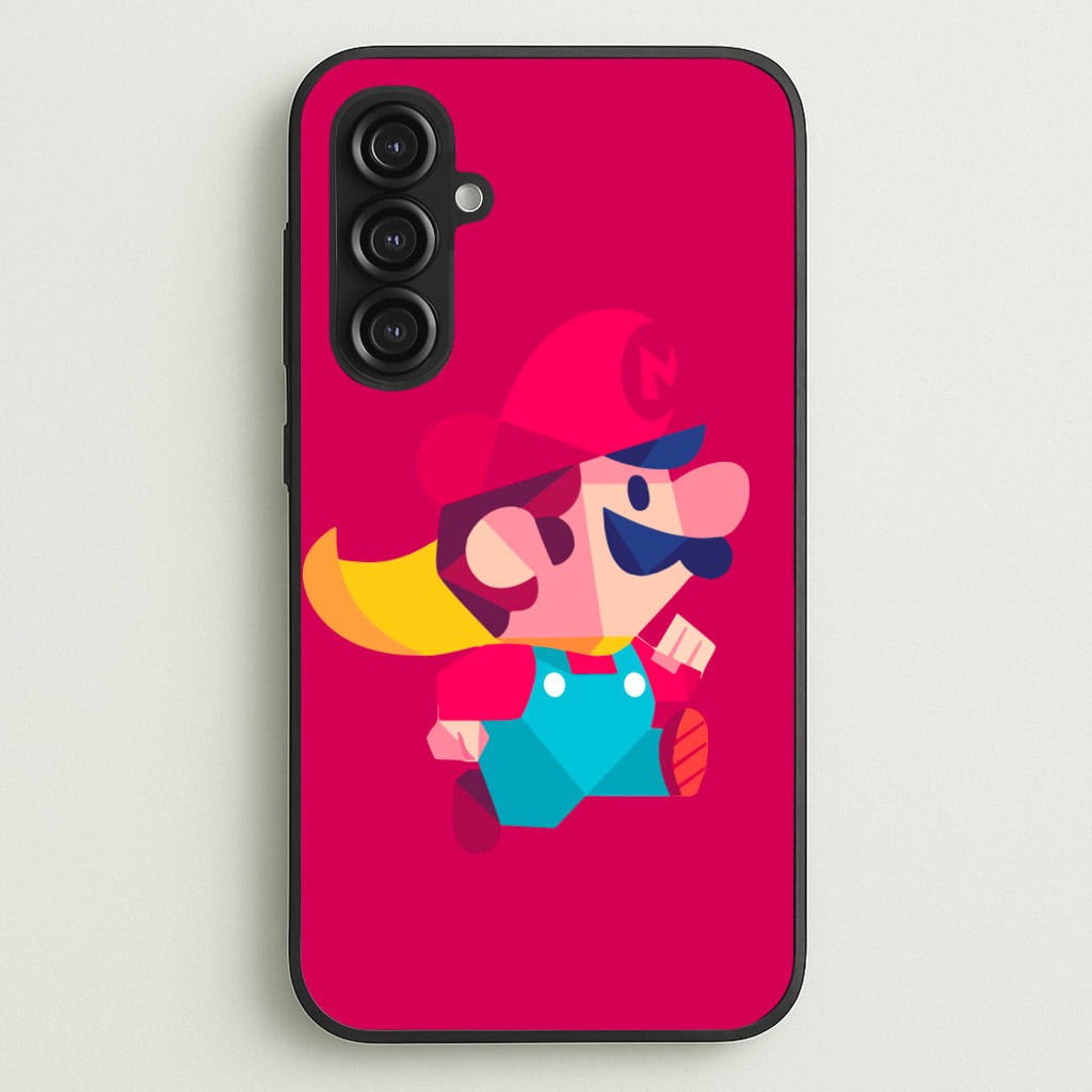 Running Mario - Mario - Mario Phone Case for Galaxy S23FE