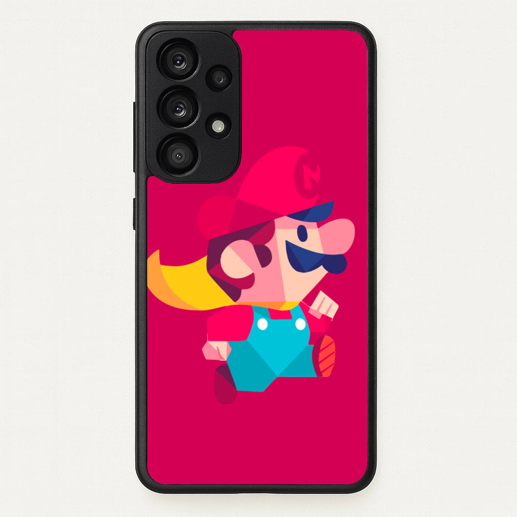 Running Mario - Mario - Mario Phone Case for Galaxy A53