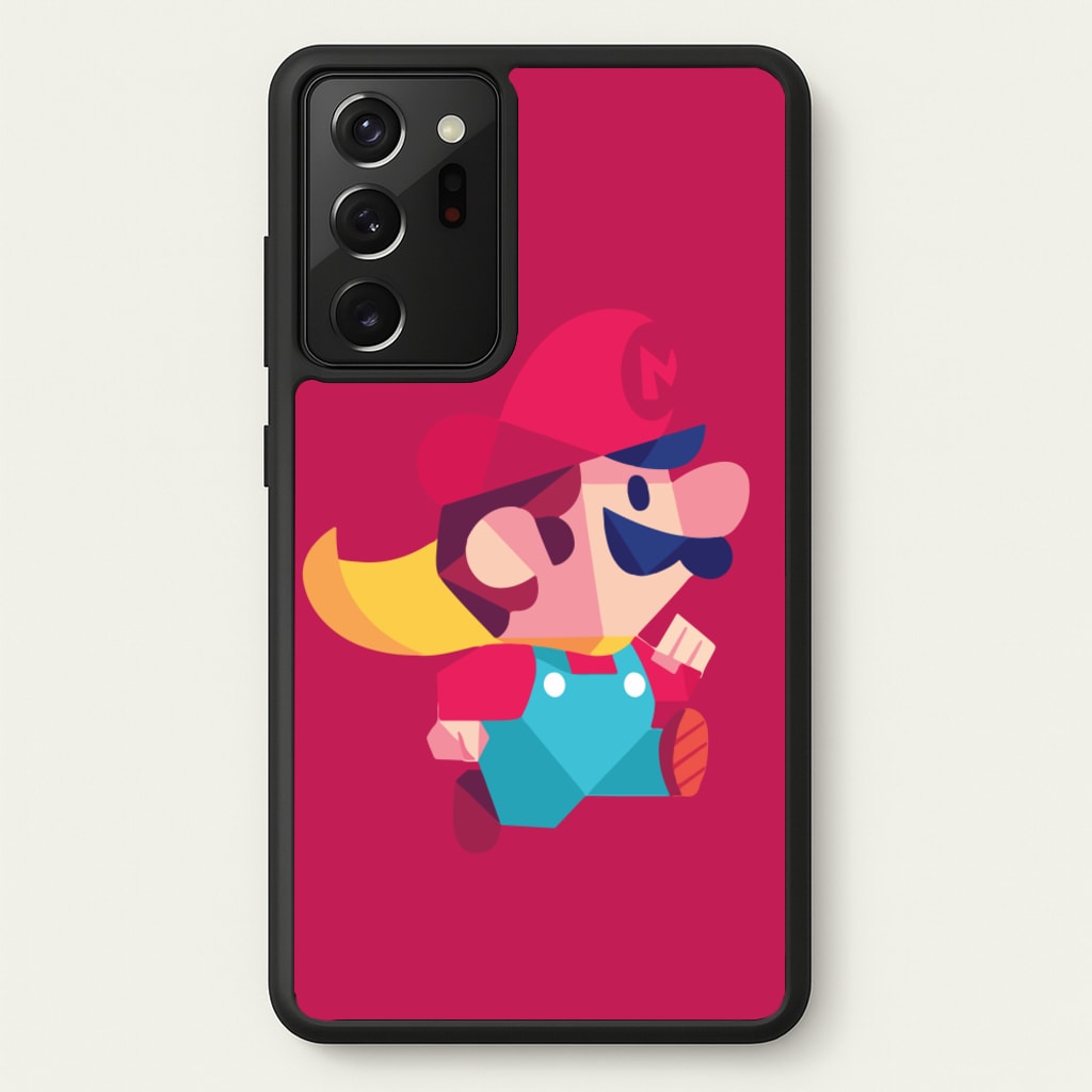 Running Mario - Mario - Mario Phone Case for Galaxy Note 20 Ultra