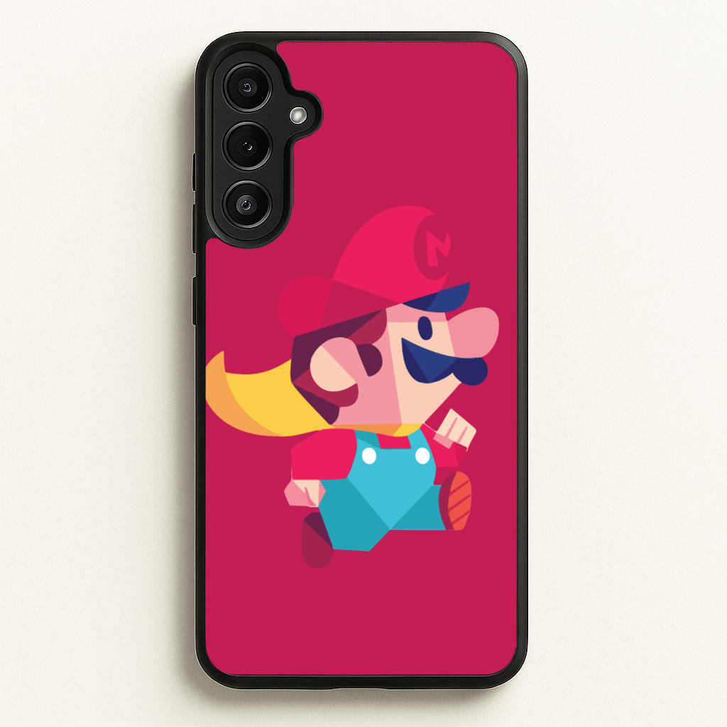 Running Mario - Mario - Mario Phone Case for Galaxy A34
