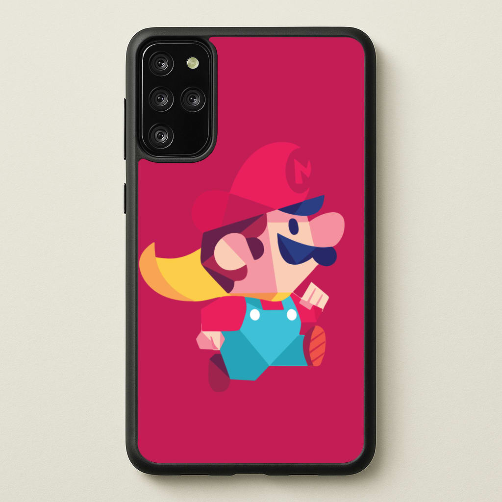 Running Mario - Mario - Mario Phone Case for Galaxy S20 Plus