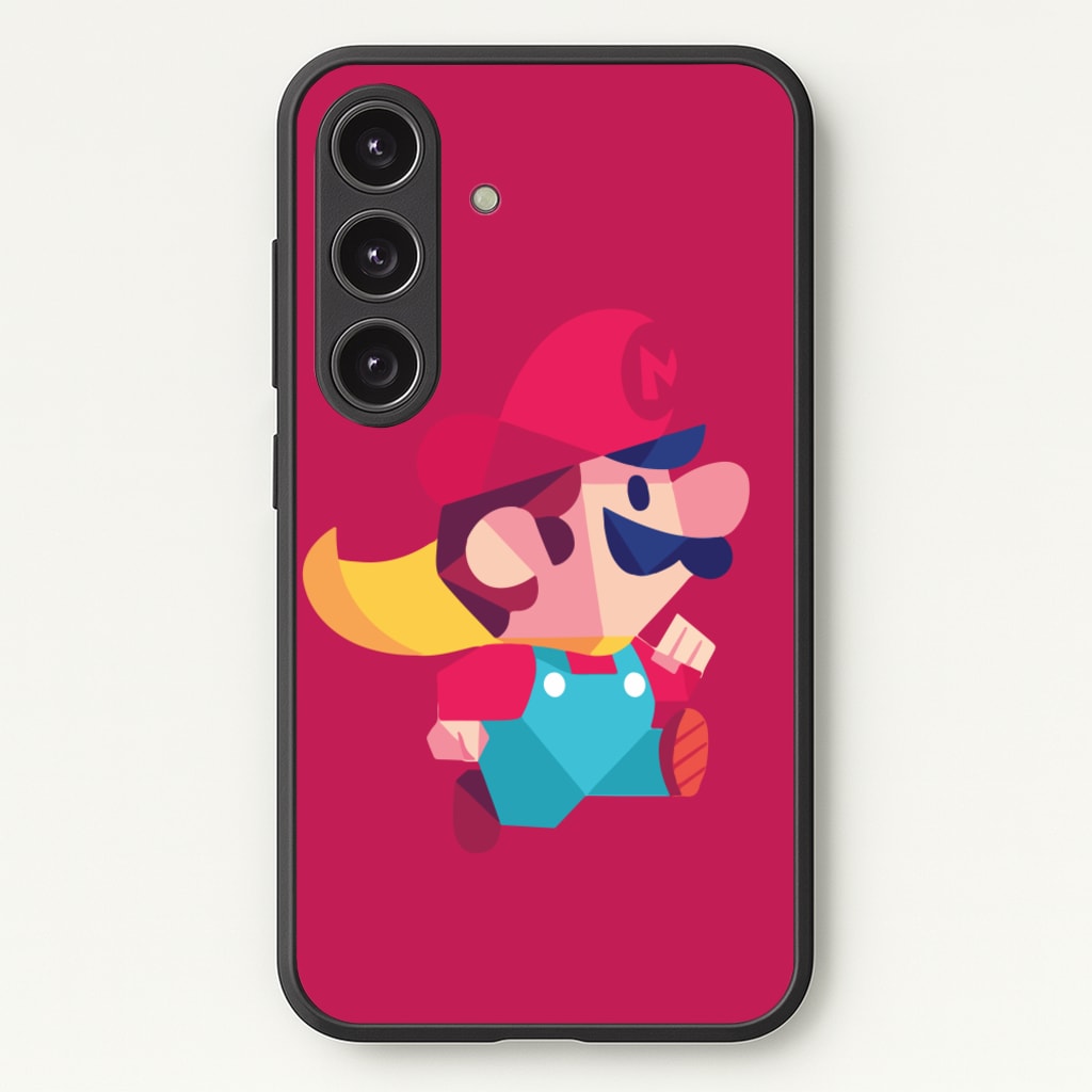 Running Mario - Mario - Mario Phone Case for Galaxy S25