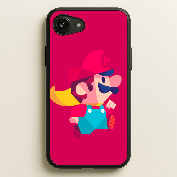 Running Mario - Mario - Mario Phone Case for iPhone 16e