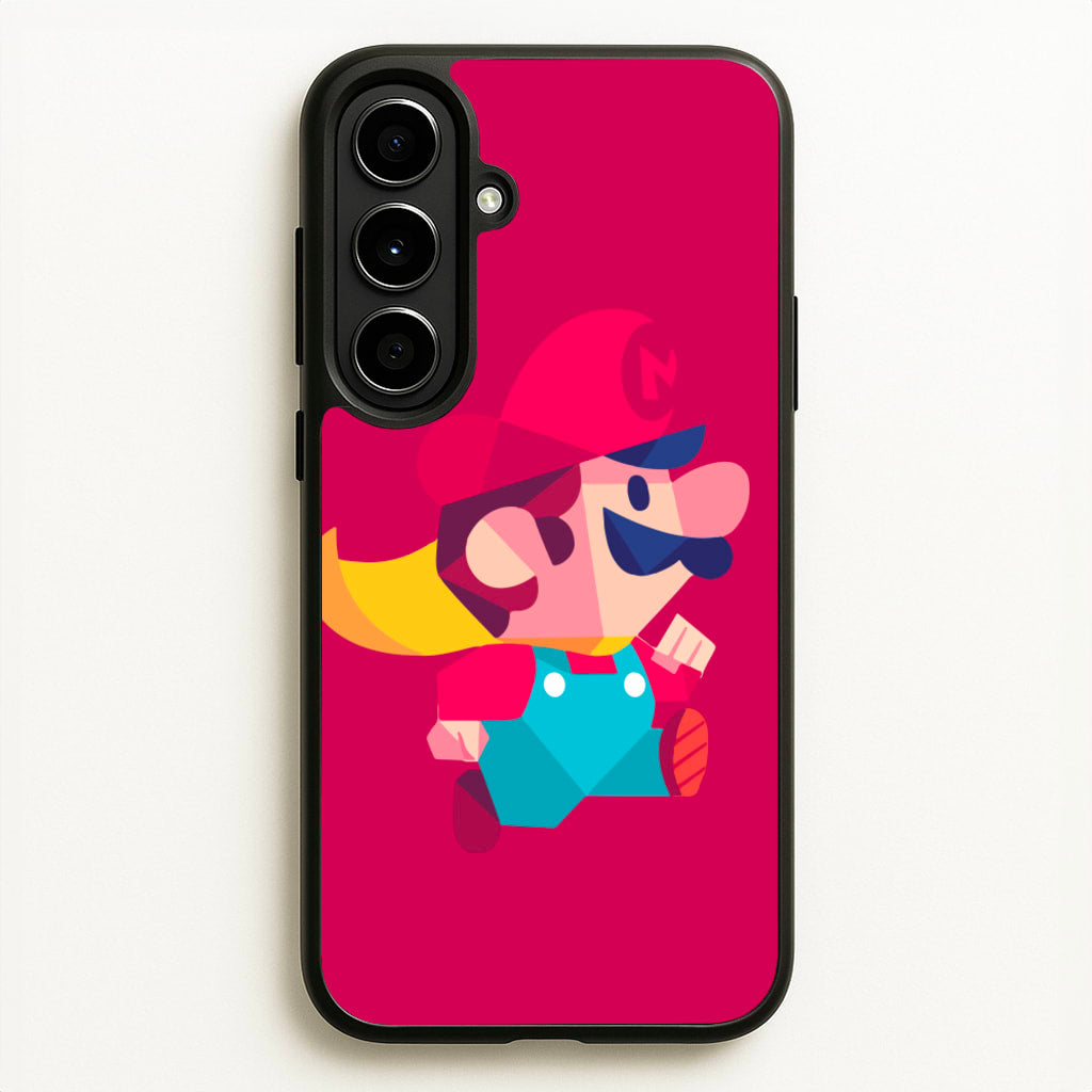 Running Mario - Mario - Mario Phone Case for Galaxy A56
