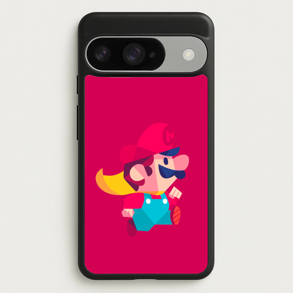 Running Mario - Mario Phone Case for Google Pixel 10 / 10 Pro