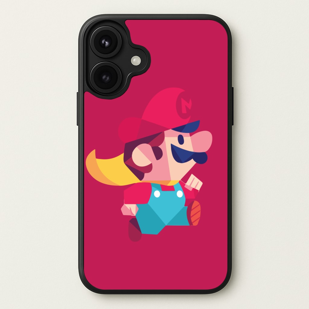 Running Mario - Mario Phone Case for iPhone 17