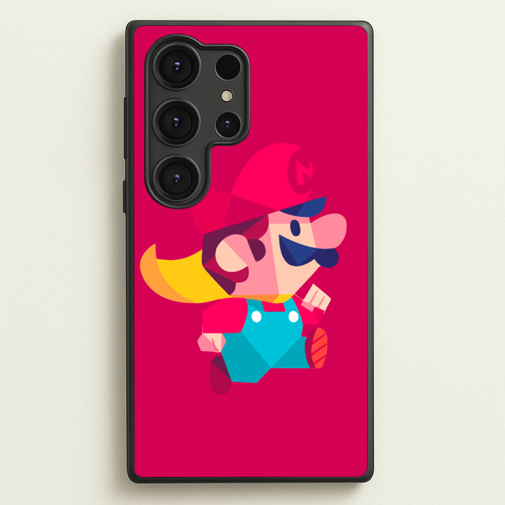 Running Mario - Mario - Mario Phone Case for Galaxy S25 Ultra