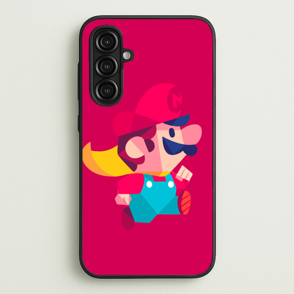 Running Mario - Mario - Mario Phone Case for Galaxy A16