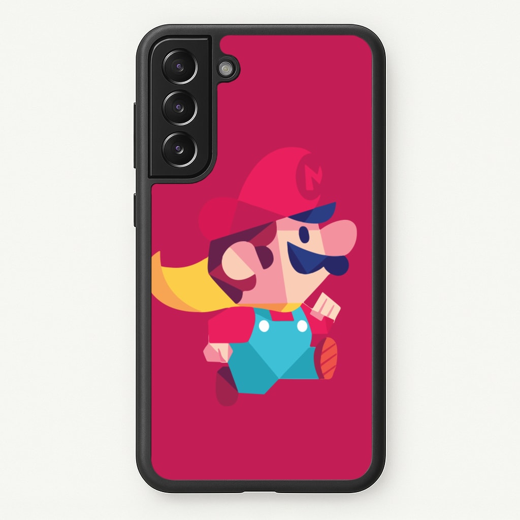Running Mario - Mario - Mario Phone Case for Galaxy S21