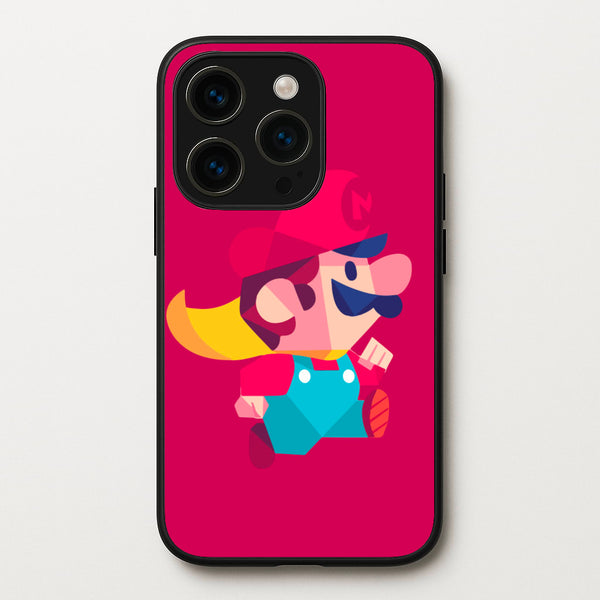 Running Mario - Mario - Mario Phone Case for iPhone 15 Pro
