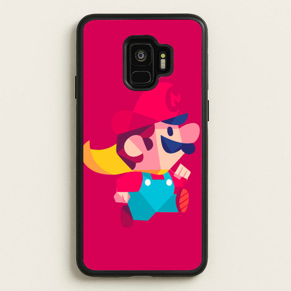 Running Mario - Mario - Mario Phone Case for Galaxy S9